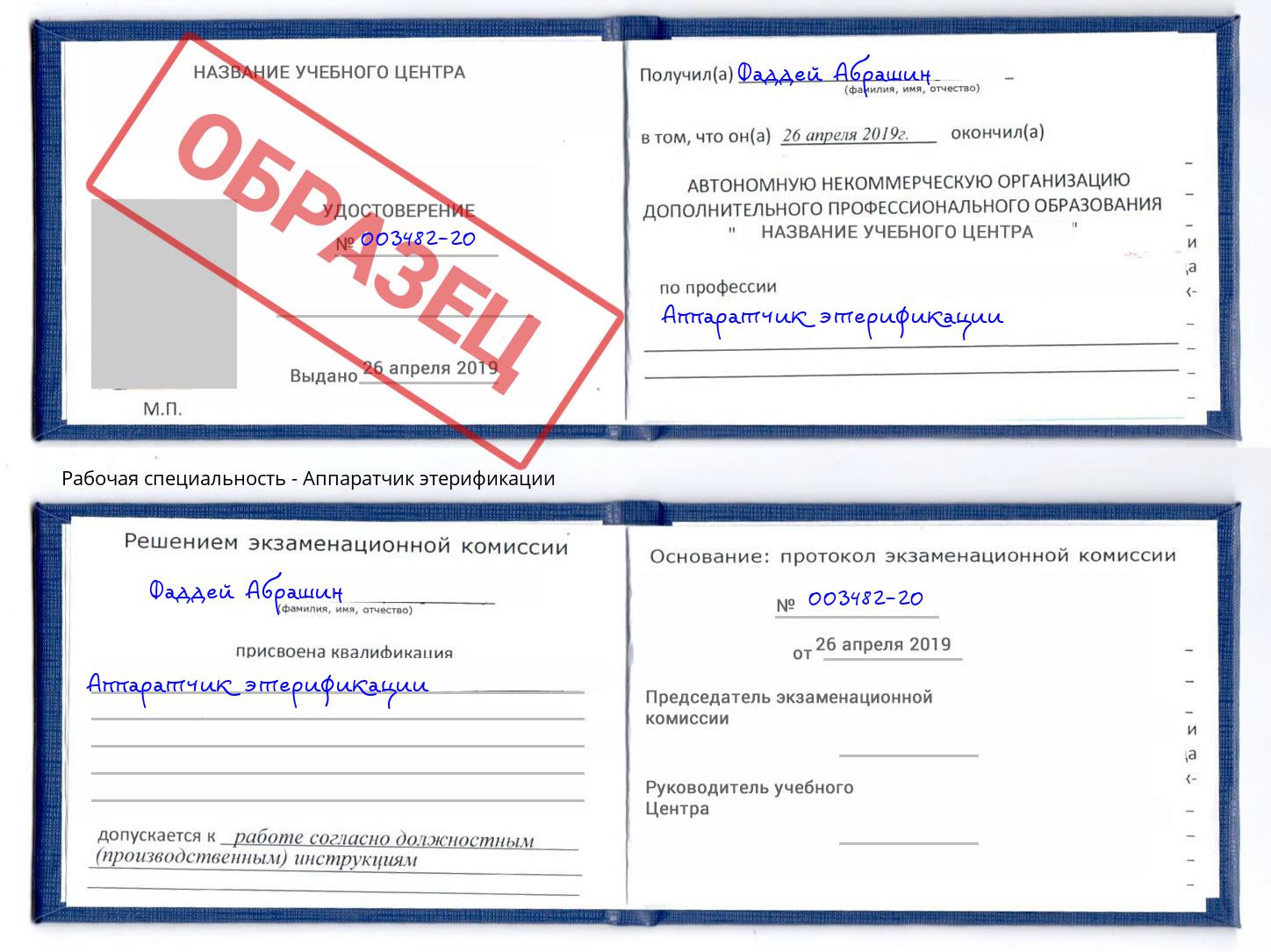 Аппаратчик этерификации Ярославль